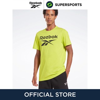 REEBOK Identity Big Logo เสื้อออกกำลังกายผู้ชาย เสื้อกีฬา