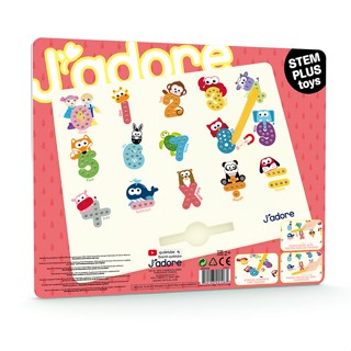 Jadore Plastic Magnetic Writing Pad-Numbers ToysRUs (930329)