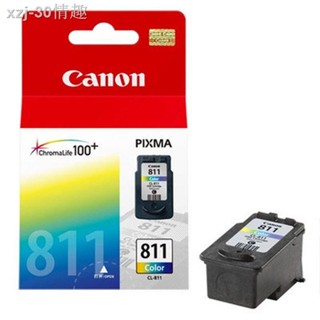 ❧☞✁ตลับหมึกแคนนอน canon 811 color สี 810 black ดำ ของแท้ใหม่100% จากศูนย์ มีกล่อง IP2770/ IP2772/ MP237/ MP245/ MP258/ M