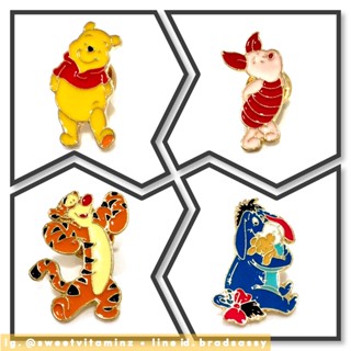 Pooh Brooch • เข็มกลัดหมีพูห์ • เข็มกลัด Tigger • เข็มกลัด Piglet • เข็มกลัดอียอ