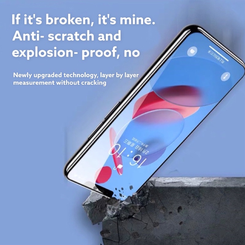 ฟิล์มเซรามิก for oppo กันเสือก กันรอยกันมอง ด้าน เต็มจอ ไม่แตกงอได้ ไม่ใช่กระจก Reno 4 5 6 7 8 A5 A9 A31 A3s - รูปที่ 2