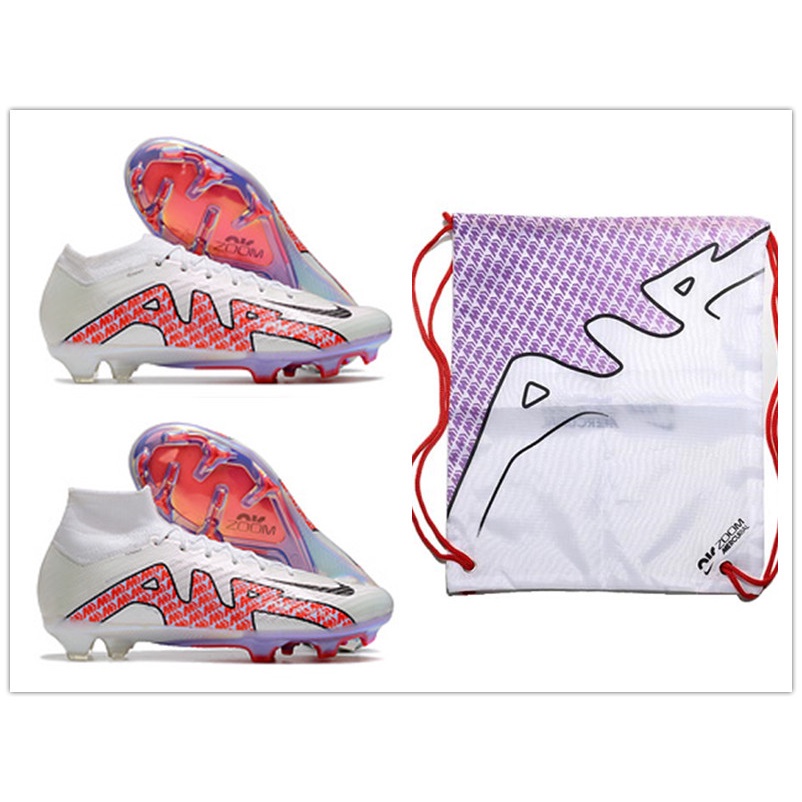 Mercurial Vapor XV 15 Elite Superfly IX รองเท้าฟุตบอล NK Assassin 15 ข้อสูง ข้อสั้น