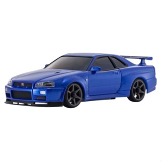 Kyosho Asc(replacement body) Ma-020S Nissan Skyline Gt-R R34V.Specii Nürburgring Metallic Blue Mz