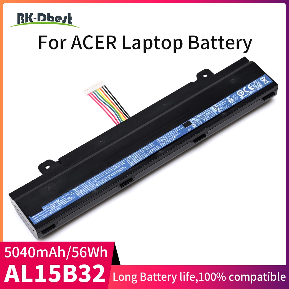BK-Dbest 10.8V 48wh แบตเตอรี่แล็ปท็อป Al15B32แบตเตอรี่ใหม่สำหรับ Acer Aspire V15 Dg2 V5-591g เปลี่ยนแบตเตอรี่โน๊ตบุ๊ค