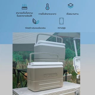 MOBI GARDEN กล่องเก็บความเย็น อาหาร และเครื่องดื่ม แบบพกพา สําหรับปิกนิก กลางแจ้ง เก็บความสด ในตู้เย็น 8.5L/17L/26L/36L