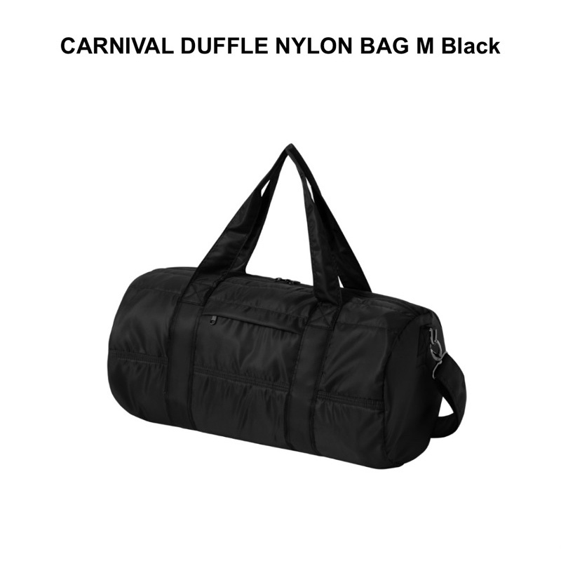 Carnival DUFFLE NYLON BAG ML Black ThaiPick