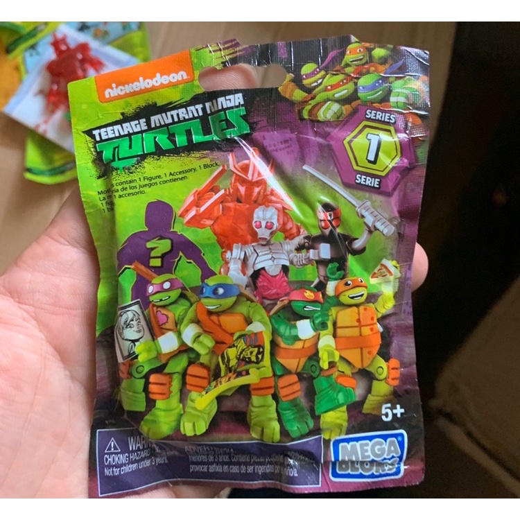 ของแท้จากสหรัฐอเมริกา Mega Mega Mica Lego เต่านินจาวัยรุ่น Mutant Ninja Turtles Pig Noodle Bull Head Motorcycle Buildin