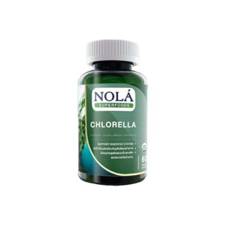 Nola โนล่า สาหร่าย คลอเรลล่า 60 Vegan capsules