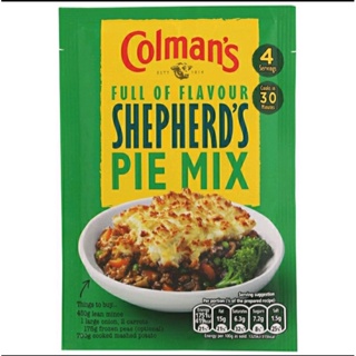 โคลแมน เครื่องปรุงเชฟเพิร์ดพาย Colmans Shepherds Pie Mix 50g.