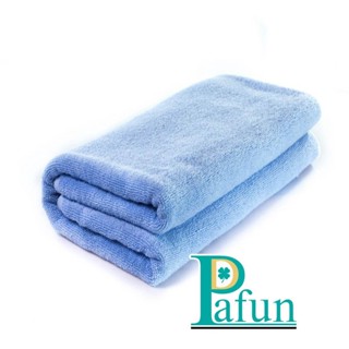 ผ้าขนหนู เนื้อดี เกรด A ทอขนคู่ สีฟ้าคราม Cotton Bath Towel Turquoise Color