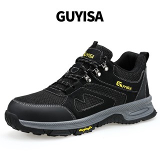 Guyisa SAFETY SHOE SPORT ดีไซน์ใหม่ล่าสุด 2023 ยางนุ่มพิเศษ กันลื่น