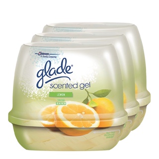 เกลด เจลปรับอากาศ กลิ่นมะนาว 180 กรัม x 3 ชิ้นGlade Gel Scented Lemon 180 g x 3