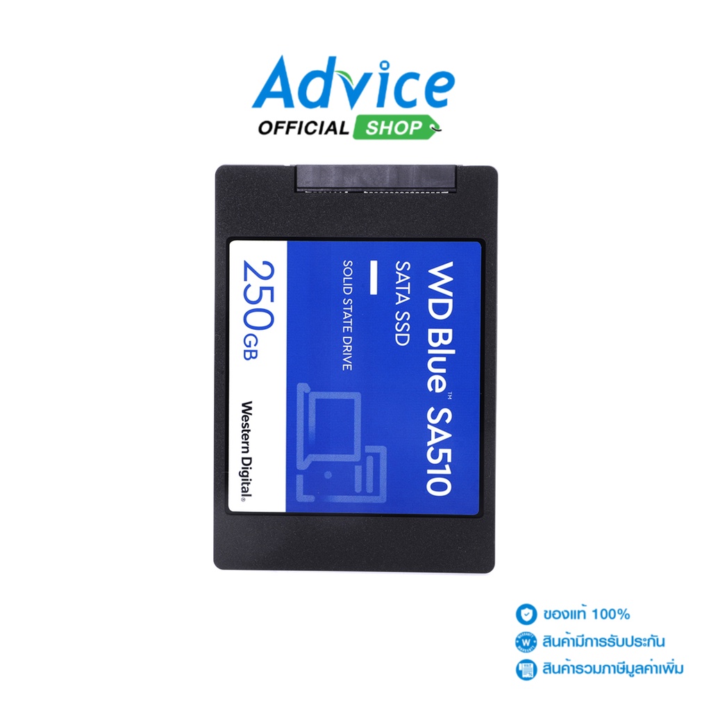 WD 250 GB SSD เอสเอสดี SATA  BLUE (WDS250G3B0A) 3D NAND - A0145056