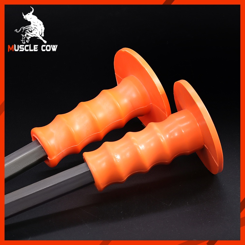 MUSCLE COWสิ่วก่ออิฐ สิ่วซีเมนต์ สิ่วหิน สิ่วก่อสร้าง สิ่วแบน 250 มม. พร้อมด้ามยาง - รูปที่ 2