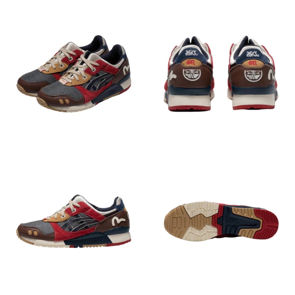 Evisu x Gel-Lyte 3 รองเท้าลําลอง สําหรับผู้ชาย ผู้หญิง 1203A301-501