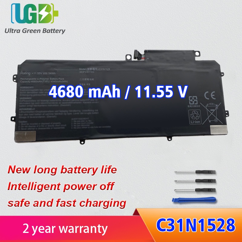 Original C31N1528แบตเตอรี่แล็ปท็อปสำหรับ Asus UX360 UX360C UX360CA UBM1T Q324CA FC060T 3ICP3/96/103 