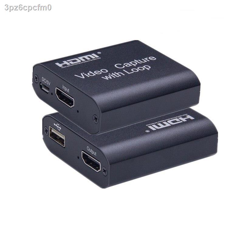 สิ้นค้าขายดี 1080P 4K HDMI Video Capture อุปกรณ์ HDMI USB 2.0 Video Capture Card Dongle บันทึกเกมที่ถ่ายทอดสดbroadcast L