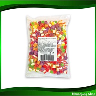 เยลลี่มาร์ชแมลโลว์แต่งหน้าเค้ก เอ็มชูก้าร์ 500 กรัม เยลลี่ ขนม Jelly Marshmallow Cake Decoration M Sugar