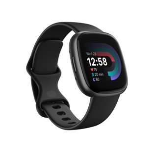 Fitbit Versa 3 นาฬิกาข้อมือ Smartwatch พร้อม GPS วัดอัตราการเต้นหัวใจ 24/7 Alexa ในตัว