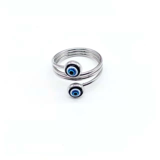 แหวนสแตนเลส Benge Devil's Eye เพชรส่องประกาย เหมาะสำหรับงานปาร์ตี้และวันหยุดพักผ่อน