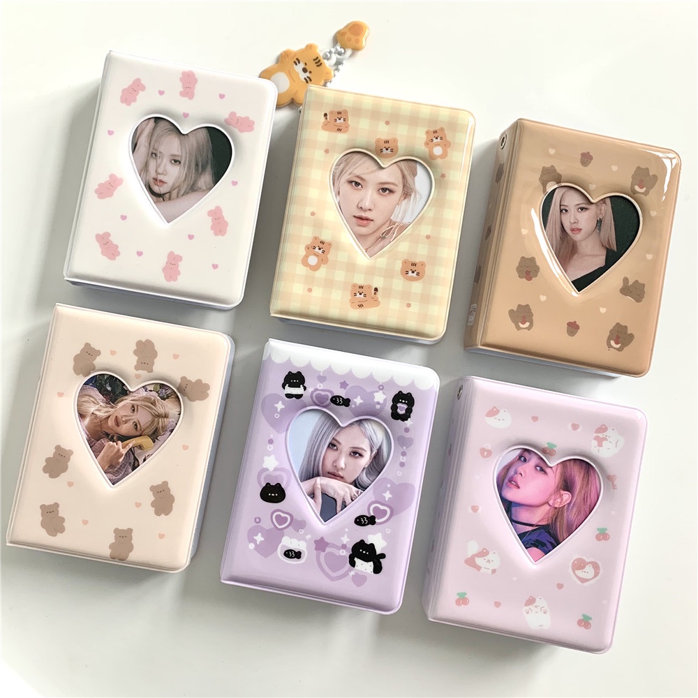 Lazy bear แฟ้มสะสมการ์ด1ช่อง ใส่การ์ดได้40ใบ อัลบั้มใส่รูป 3นิ้ว Collect book