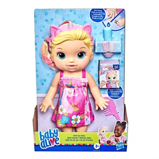 Baby Alive Glam Spa Baby Doll, Unicorn, Blonde Hair ToysRUs (135677)