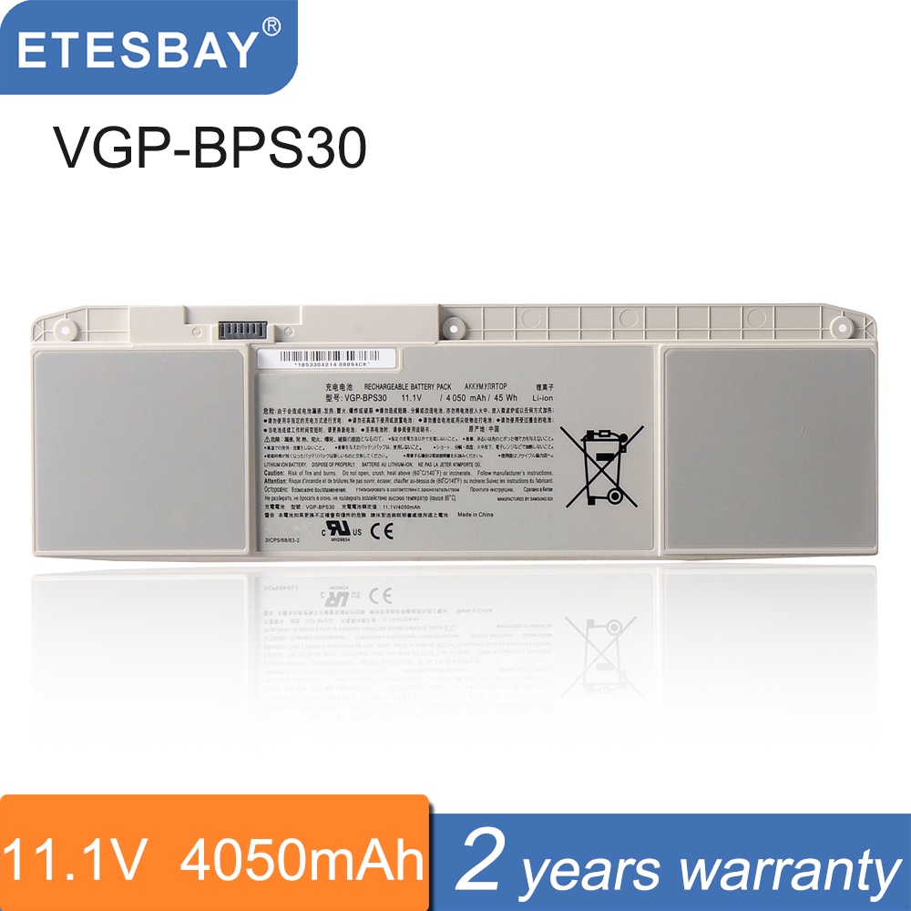 ETESBAY VGP-BPS30 4050MAh/45WH แบตเตอรี่แล็ปท็อปสำหรับ SONY SVT11 SVT13 T11 T13 SVT131 SVT131A11T SV