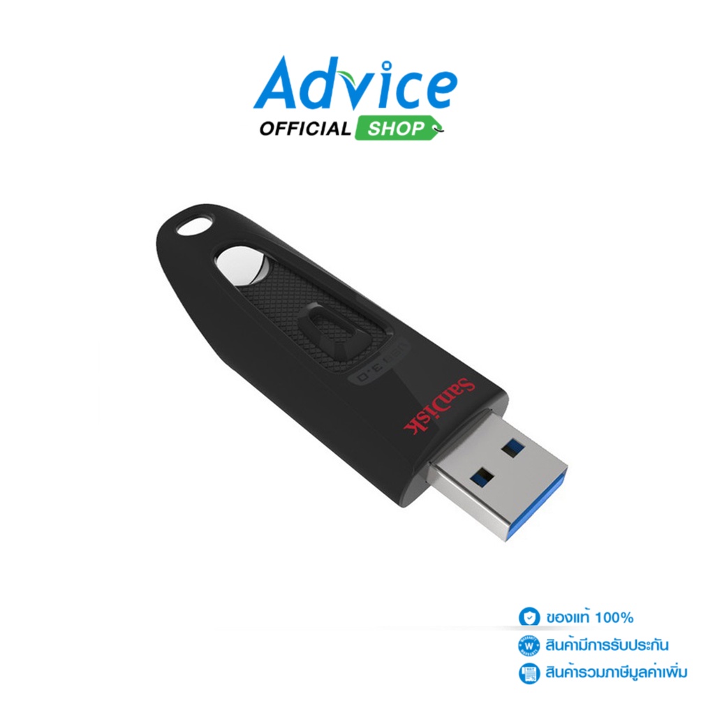 SANDISK  128GB Flash Drive ULTRA (SDCZ48) USB 3.0 Black – A0111454