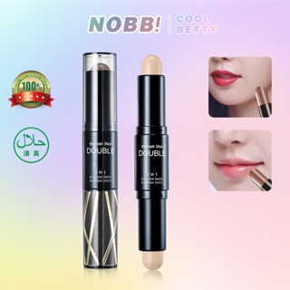 NOBB! Cool Betty คอนทัวร์ สติ๊ก ไฮไลท์ คอนซีลเลอร์ สองหัว กันน้ํา ซ่อมแซมใบหน้า อายแชโดว์จมูก อายแชโดว์ เฉดดิ้ง ปากกาอายแชโดว์