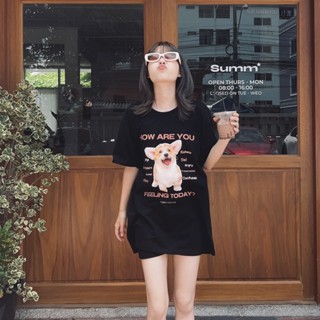 sherbettee|เสื้อยืดลาย corgi version