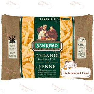 แซนรีโม เส้นพาสต้าเพนเน่ออแกนิก San Remo Organic Pasta Penne 500g