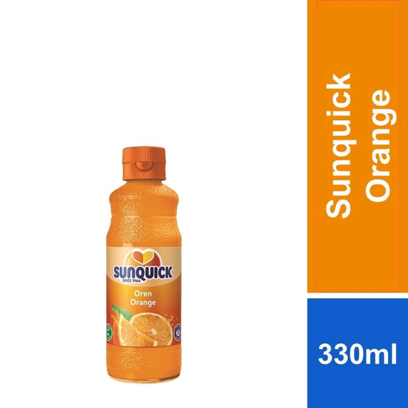 Sunquick ซันควิก น้ำส้มเข้มข้น น้ำผลไม้ ขนาด 330 มล. มีหลายรส สินค้ามีพร้อมส่ง