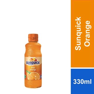 🍊SUNQUICK น้าส้ม ซันควิก ชนิดเข้มข้น พร้อมส่ง ขนาด330มล.✅