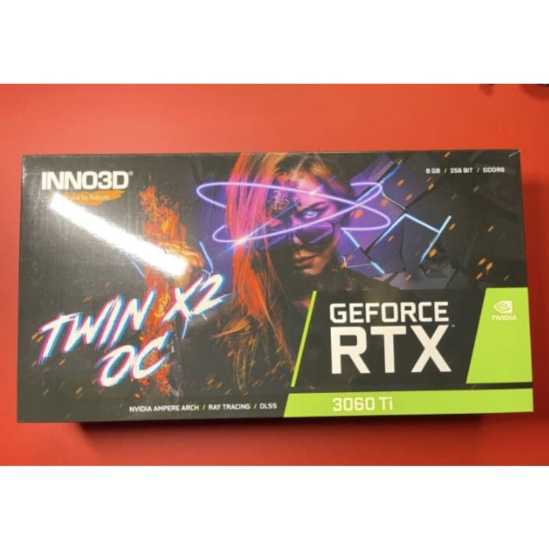 Inno3D GeForce RTX 3060 TI TWIN X2 OC 8GB GDDR6 Graphics Card (Non LHR)