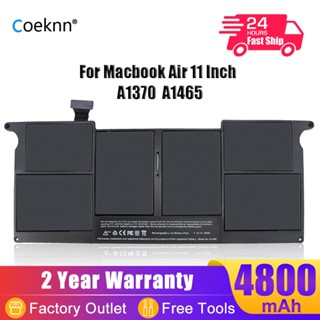 Coeknn A1406 A1495แบตเตอรี่แล็ปท็อปสำหรับ Apple MacBook Air 11 "; A1465 (กลาง2012/2013 Eraly 2014) A1370 (กลาง2011) MC96