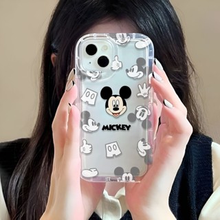 เคสโทรศัพท์มือถือ ลายมิกกี้ มินนี่เมาส์น่ารัก สําหรับ iphone 14promax 11 13 12 7Plus X XS Max