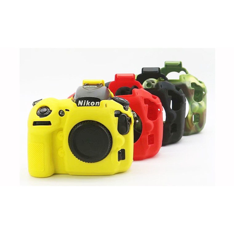 กระเป๋ากล้องสําหรับ Nikon D3400 D5300 D5500 D5600 D750 D7500 D7100 D7200 ยางซิลิโคนอ่อนป้องกัน Body 
