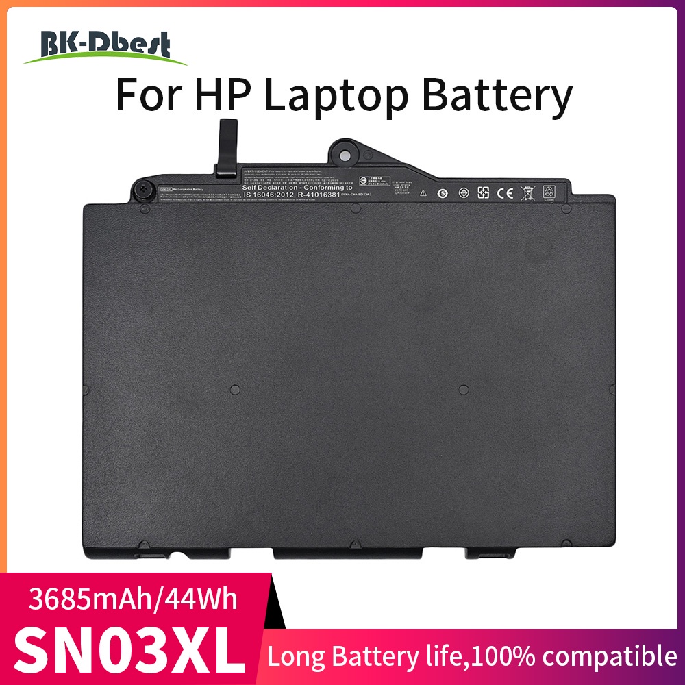 BK-Dbest Original แบตเตอรี่แล็ปท็อป SN03XL สำหรับ HP EliteBook 820 G3 HP EliteBook 820 G4 HP EliteBo