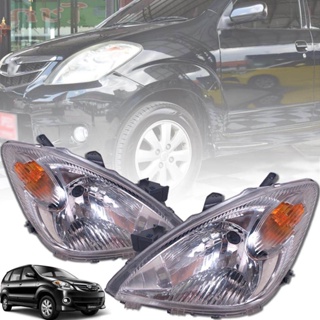 เสื้อไฟหน้า โคมไฟหน้า รุ่น โตโยต้า อแวนซ่า TOYOTA AVANZA ปี 2008 - 2011 สีใส  toyota-headlight-parts T2