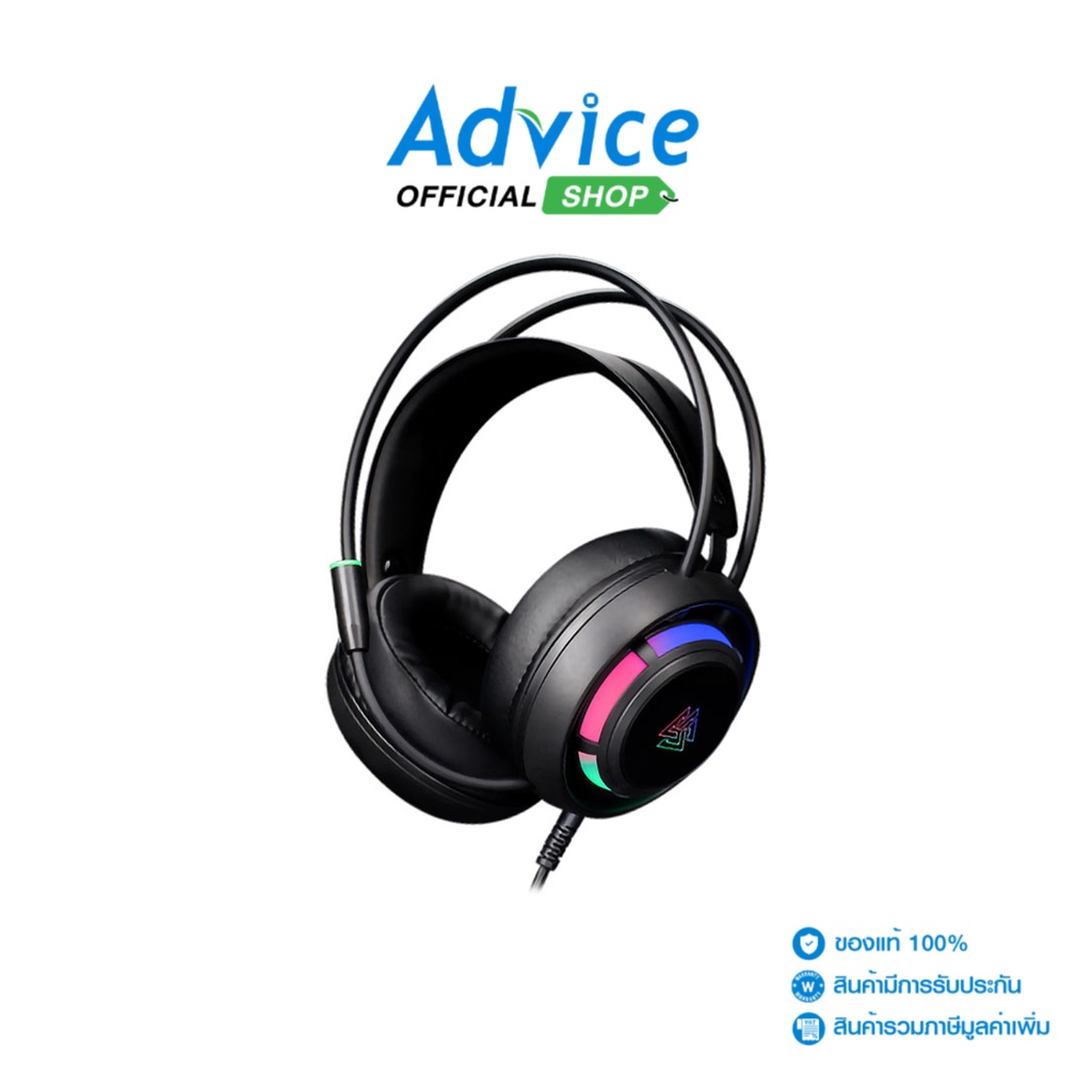 EGA TYPE-H12 หูฟังเกมมิ่ง ครอบหู ดำ/ขาว