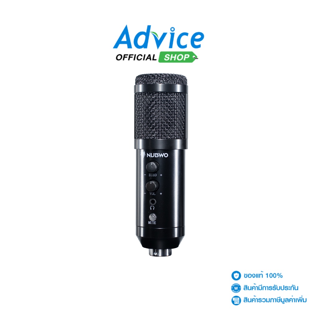 NUBWO  USB Microphone Condenser (M24) Black - A0138158