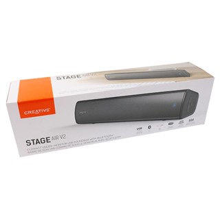 Creative Stage Air V2 Under-Monitor Bluetooth 5.3 USB Soundbar for PC,Mac,Mobile