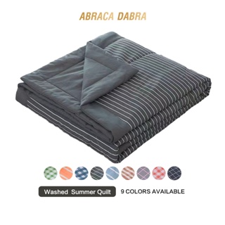 Abraca Dabra ผ้าห่ม ผ้าฝ้าย แบบนิ่ม ระบายอากาศ ซักทําความสะอาดได้ คุณภาพสูง สไตล์ญี่ปุ่น เหมาะกับฤดูร้อน สําหรับเครื่องปรับอากาศ