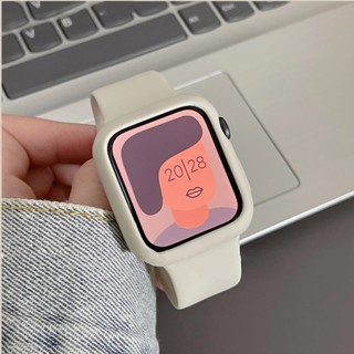 เคสนาฬิกาข้อมือซิลิโคน แบบนิ่ม สําหรับ Apple Watch Series Ultra 8 7 6 SE 5 4 3 2 45 มม. 49 มม. 44 มม. 40 มม. 41 มม. 42 มม. 38 มม.