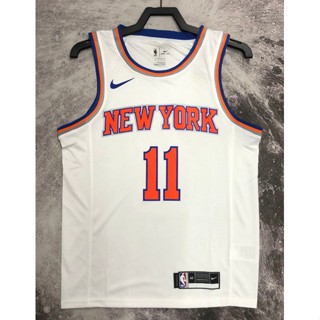 hot pressed  nba New York Nicks  No. 11 Brunson white basketball jersey