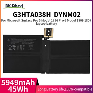 BK-Dbest แบตเตอรี่แล็ปท็อป DYNM02สำหรับ G3HTA038H แท็บเล็ต Microsoft Surface Pro 5 1796 Series