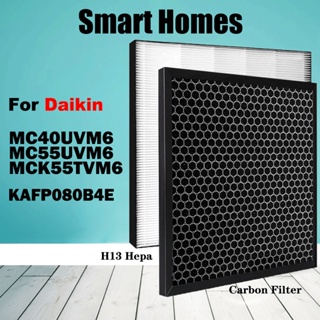 ไส้กรองอากาศ ประสิทธิภาพสูง แบบเปลี่ยน สําหรับเครื่องฟอกอากาศ Daikin MC30YVM7 MC40UVM6 MC55UVM6 MCK55TVM6 KAFP080B4E