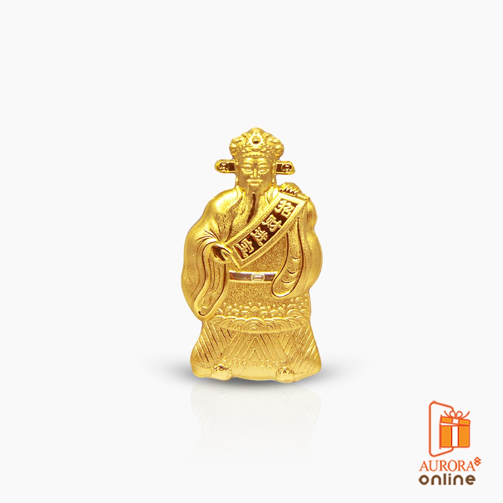 Khongkwan by Aurora ทองแท่งเทพเจ้าไฉ่ซิงเอี๊ย น้ำหนัก 0.2 กรัม ทองคำแท้ 99.99%