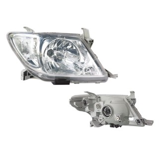 ไฟหน้า  TOYOTA HILUX VIGO  ปี 2008-2010 ไฟหน้าวีโก้ (ตราเพชร) 10-869 toyota-headlight-parts T2