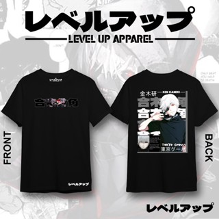 【สินค้าเฉพาะจุด】 เสื้ออนิเมะ Ken Kaneki Tokyo Ghoul 210 GSM Premium เสื้อยืดผู้ชายผ้าฝ้าย